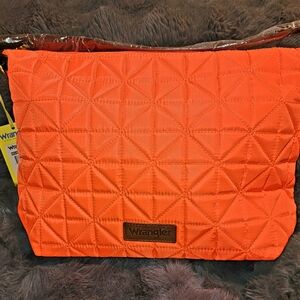 Brand New Large Florescent Orange Wrangler Handbag